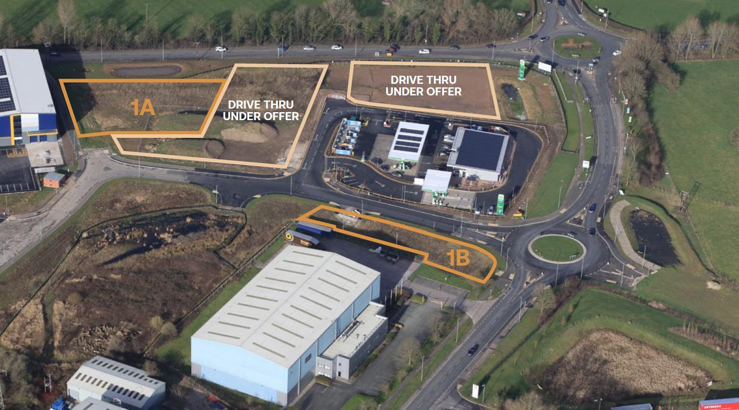Plot 1b Winsford Gateway Roadside, Road Six, Winsford Industrial Estate, Winsford, Cheshire For Sale
