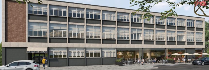 CGI showing possible potential for Prince Albert Street elevation